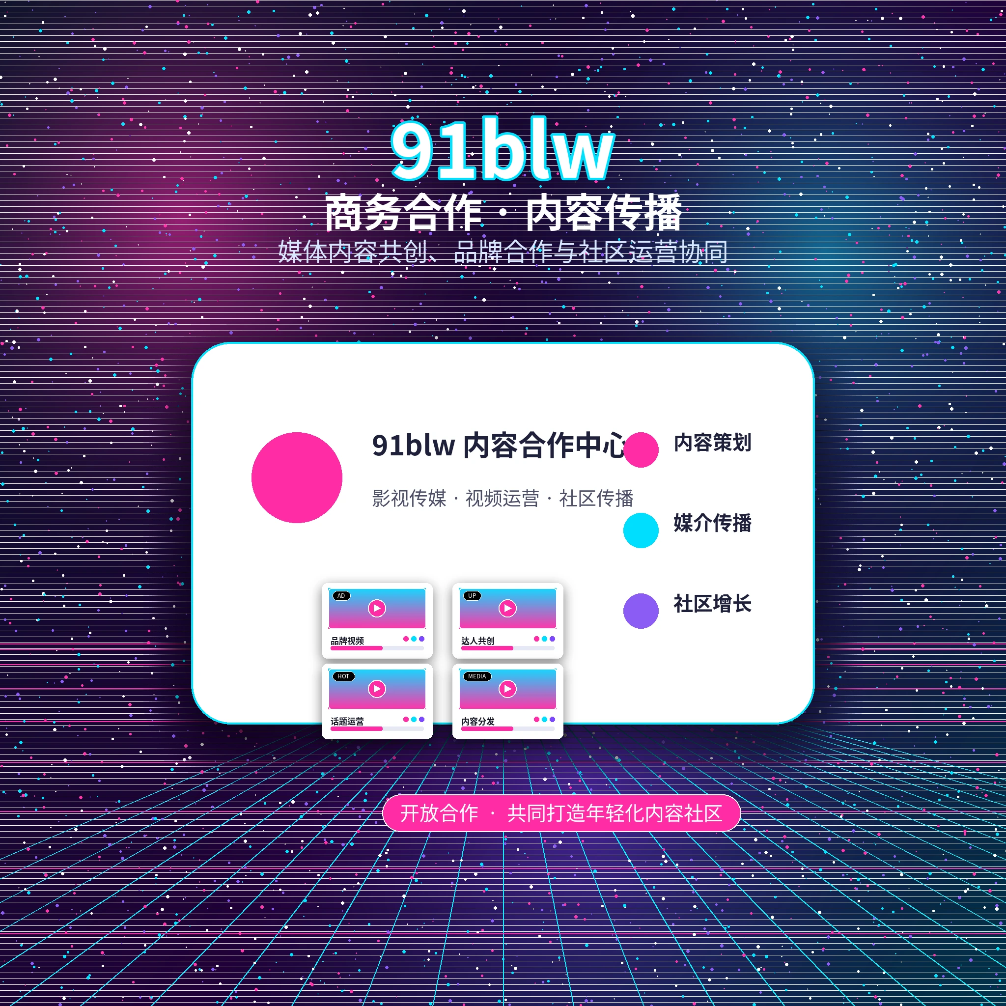 91网联系与服务支持展示